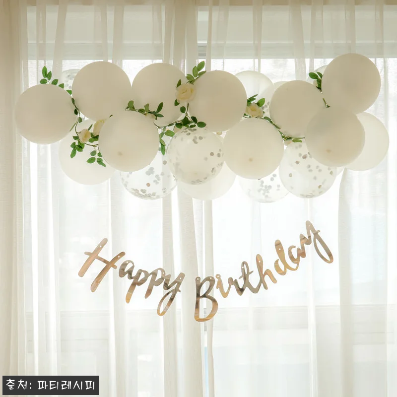 파티레시피 로즈골드 생일파티용품 세트 관련 이미지 1