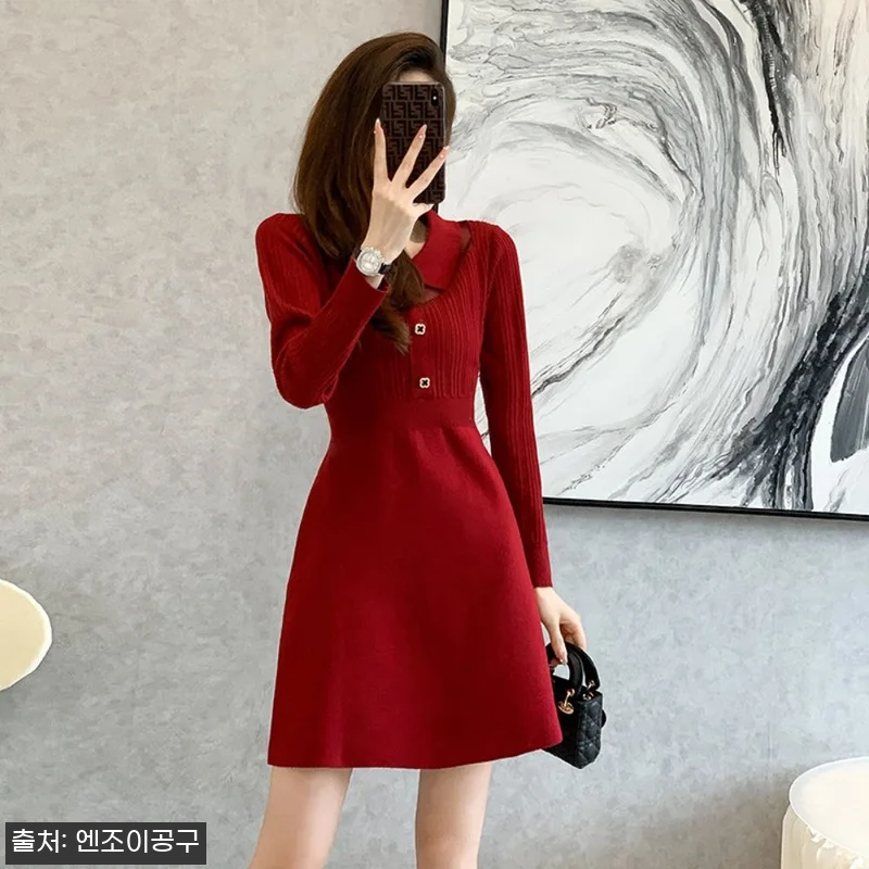 완벽한 결혼의 정석 레드 원피스, 크리스마스 룩으로 눈여겨볼 할인 아이템 8 완벽한 결혼의 정석 레드 원피스, 크 관련 이미지 1