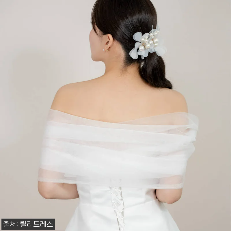 릴리드레스 리브리 웨딩 시스루 볼레로, 드레스 분위기 살리는 1만 원대 커버업 추천 5 릴리드레스 리브리 웨딩 시스루 볼레로 관련 이미지 1