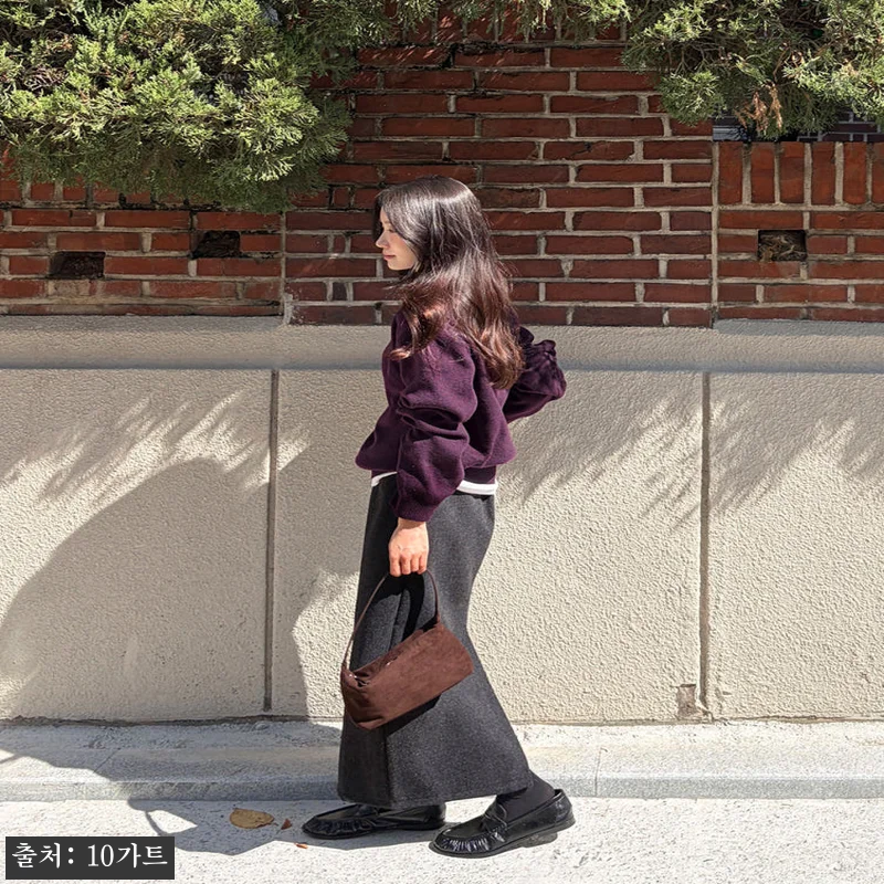 모렌 H라인 롱 스커트 SK154, 관련 이미지 1