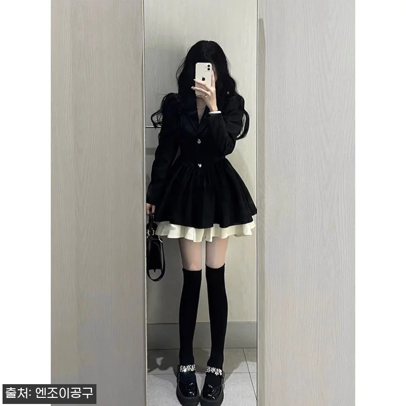 마이데몬 도도희 블랙 원피스, 하객룩 관련 이미지 1