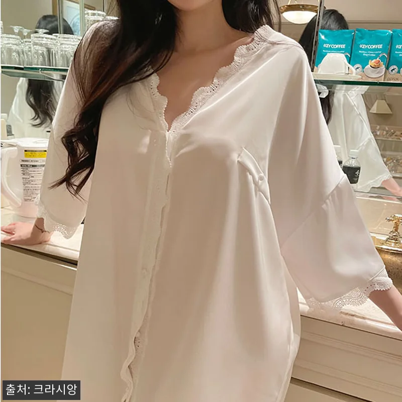 크라시앙 실키 슬립웨어 9,900원 찐가성비 체크, 여리여리 오버핏 잠옷으로 눈길 가는 이유 9 크라시앙 실키 슬립웨어 9,900원 관련 이미지 1