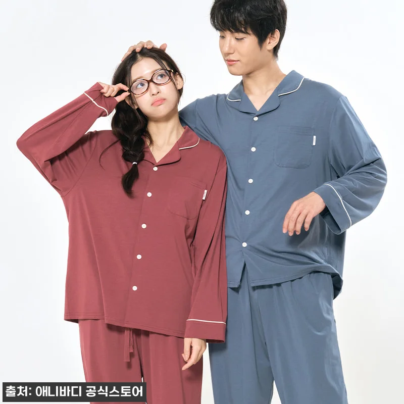 애니바디 코튼모달 솔리드 9부 공용 관련 이미지 1
