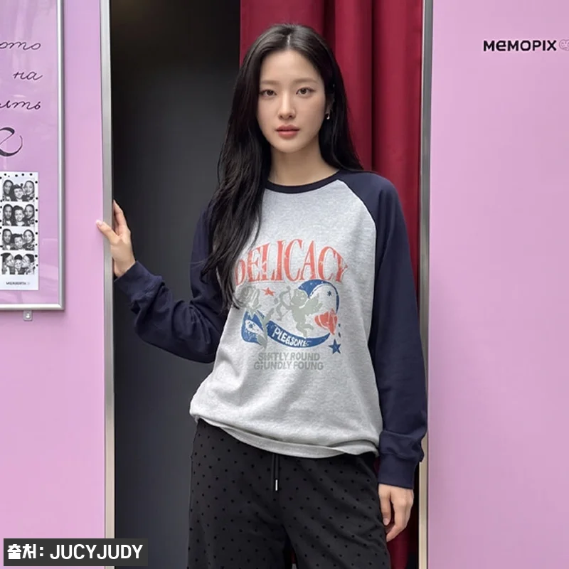 쥬시쥬디 래글런프린트티셔츠 J1TS6 관련 이미지 1