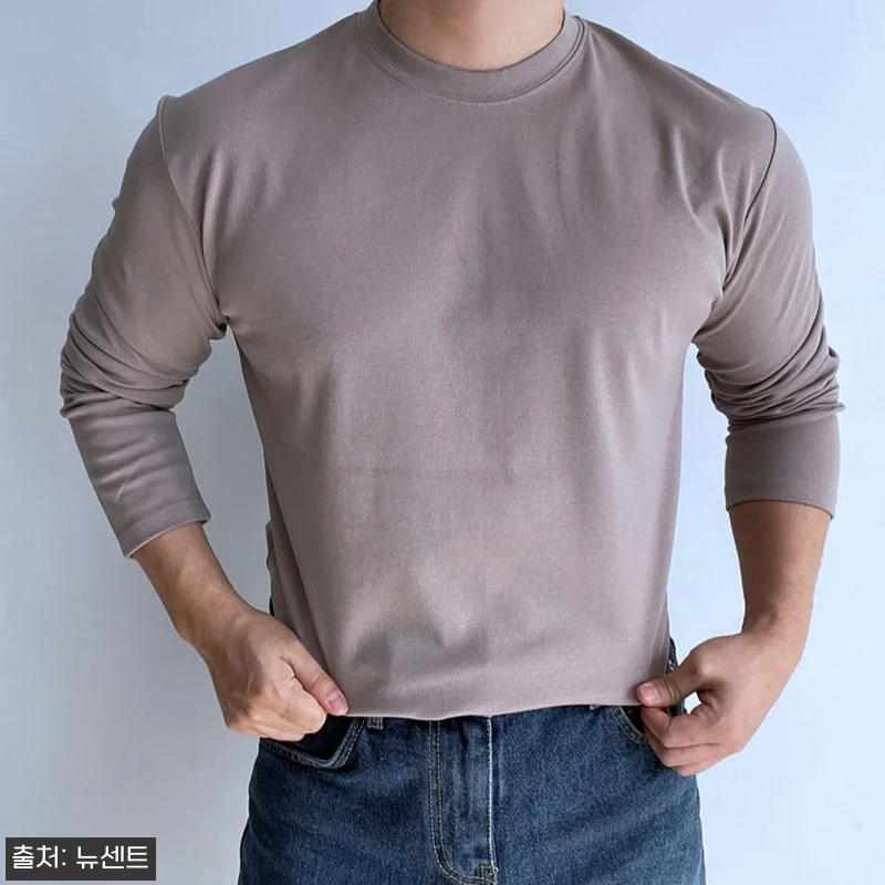 머슬핏 남자긴팔티 분또 헬창티셔츠, 관련 이미지 1