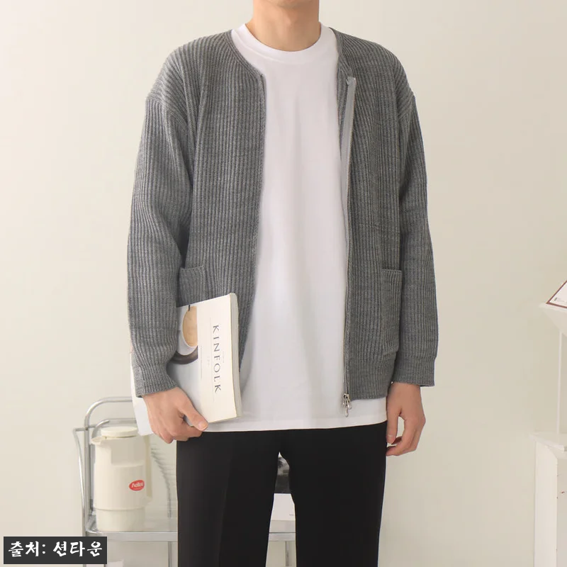 남자가디건 투웨이 집업 니트 가디건, 간절기 데일리룩으로 눈여겨볼 만한 이유 5 남자가디건 투웨이 집업 니트 가디건, 관련 이미지 1