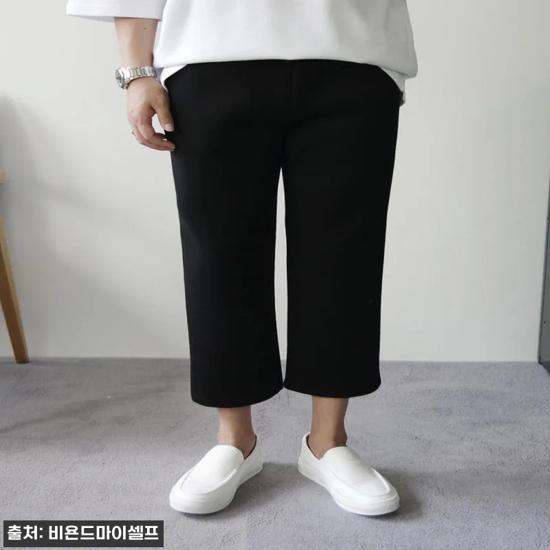 키작은 남자 네오프렌 와이드 8부 밴딩 바지, 3만원대 무료배송으로 체크한 이슈템 11 키작은 남자 네오프렌 와이드 8부 밴 관련 이미지 1