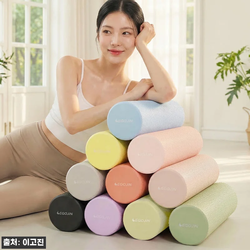 이고진 폼롤러 소프트 EVA 60cm 라이트그레이, 집에서 시작하는 데일리 스트레칭 이슈템 13 이고진 폼롤러 소프트 EVA 60cm 관련 이미지 2