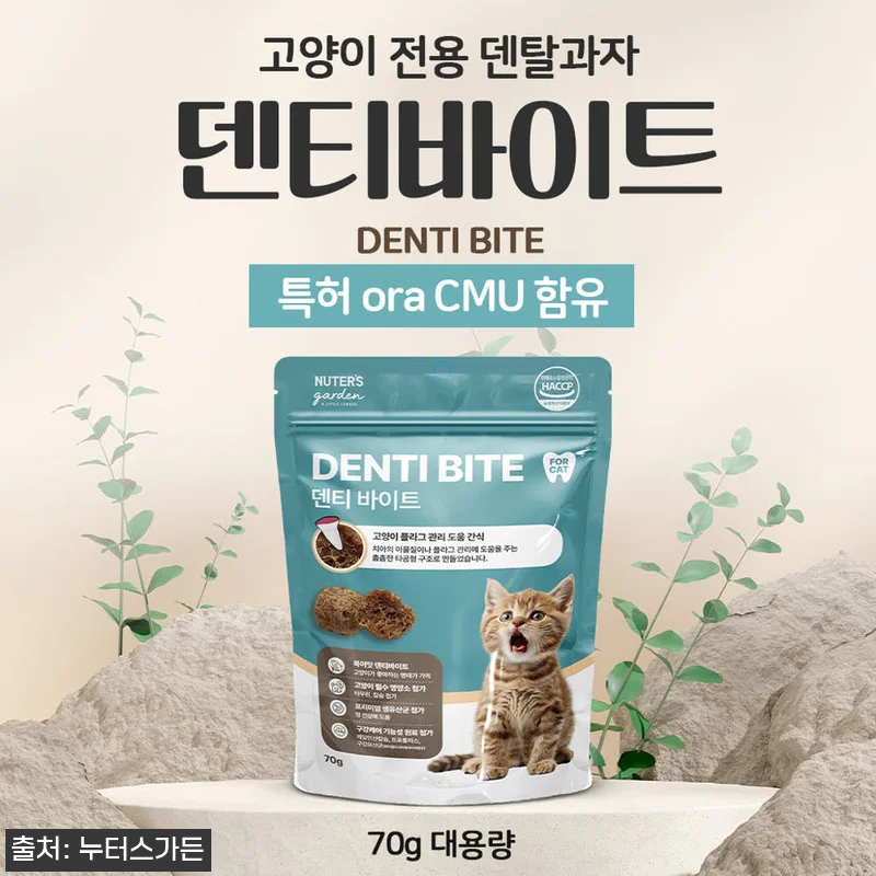 누터스가든 덴티바이트 고양이 간식 70g 3개, 60% 할인 중이라 구매 전 체크한 정보 7 누터스가든 덴티바이트 고양이 간식 7 관련 이미지 2