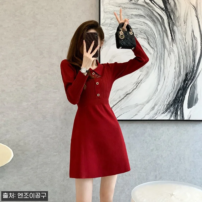 완벽한 결혼의 정석 레드 원피스, 크리스마스 룩으로 눈여겨볼 할인 아이템 9 완벽한 결혼의 정석 레드 원피스, 크 관련 이미지 2