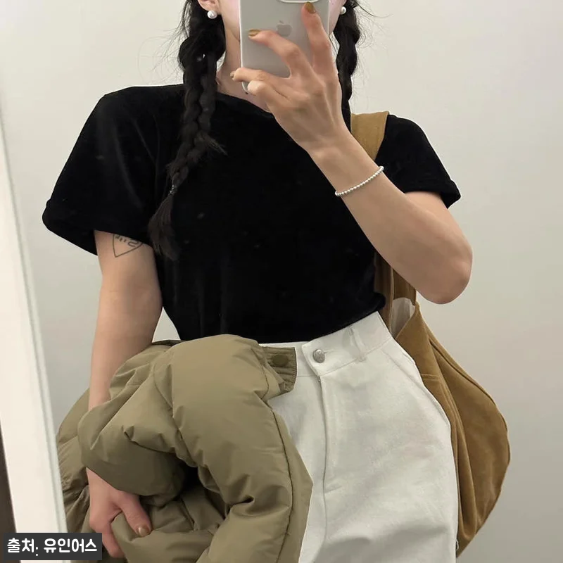 로버 여성 겨울 벨벳 반팔 티셔츠, 2만 원대 무료배송으로 확인한 구매 전 체크포인트 6 로버 여성 겨울 벨벳 반팔 티셔츠, 관련 이미지 2