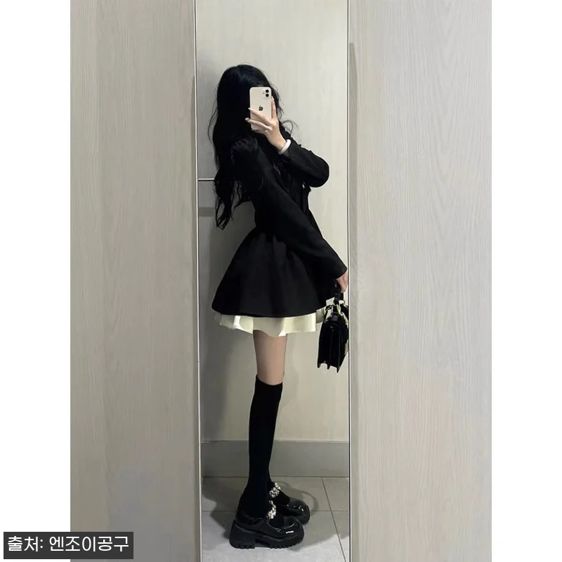 마이데몬 도도희 블랙 원피스, 하객룩 관련 이미지 2