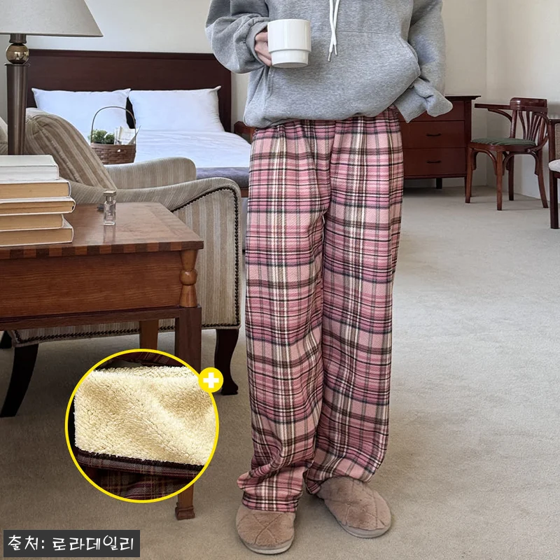 기모잠옷바지 체크 여성 홈웨어, 겨울에 눈여겨볼 포근한 수면바지 구매 전 체크 13 기모잠옷바지 체크 여성 홈웨어, 겨울 관련 이미지 2