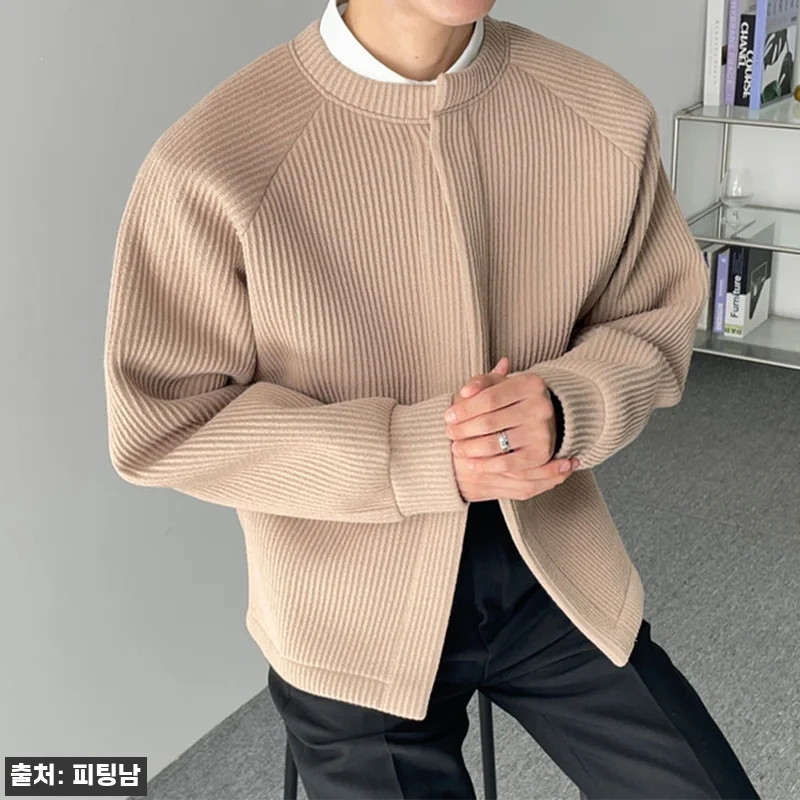 남자 어데어 두꺼운 라운드&후드 스판 관련 이미지 2