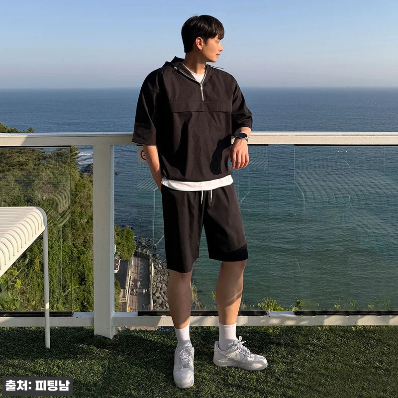 남자 에이로드 여름 반팔 후드 아노락 관련 이미지 2
