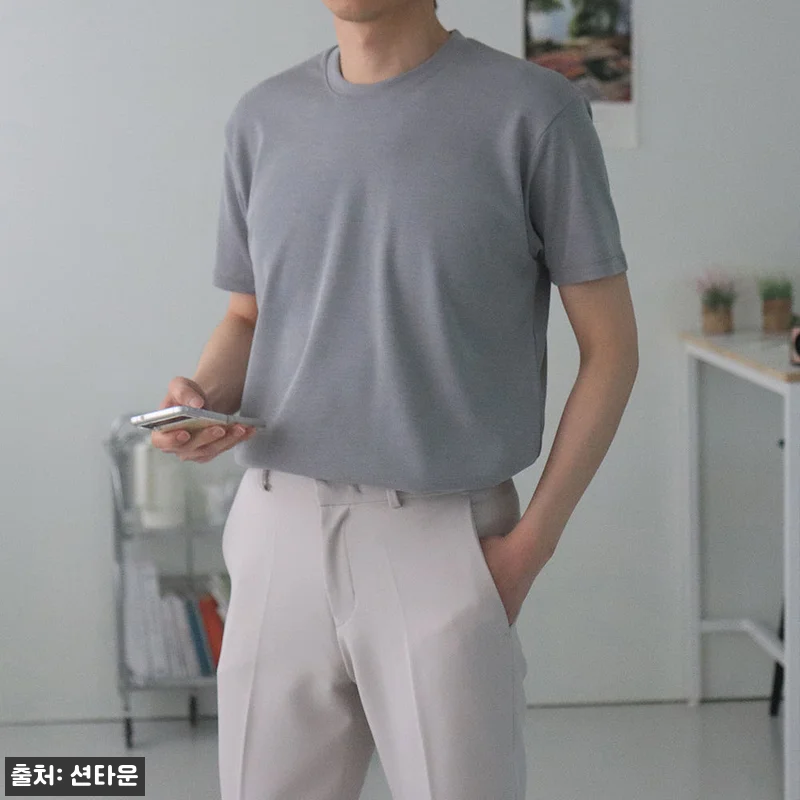 남자반팔티 구김없는 아이스 쿨티 머슬 관련 이미지 2