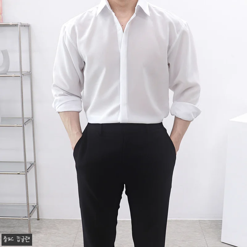 구김없는와이셔츠 검정와이셔츠 남자흰셔츠, 2만원대 무료배송 구매 전 체크 후기 13 구김없는와이셔츠 검정와이셔츠 남자흰셔 관련 이미지 2