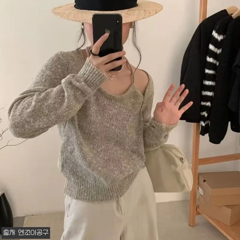 박규영 어깨 트임 니트 한해나 레이어 관련 이미지 3