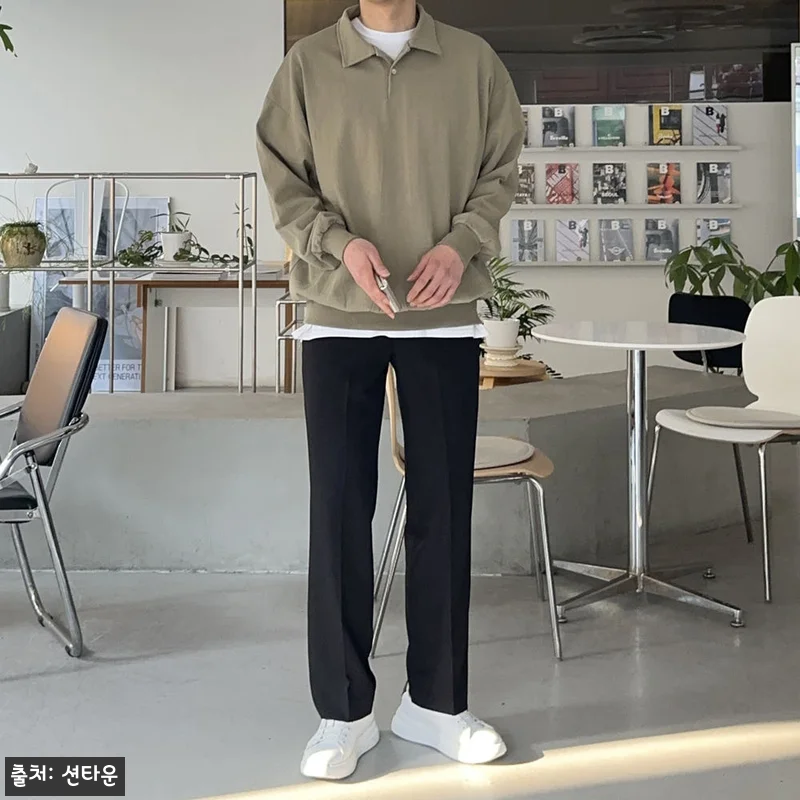 남자반팔티 오버핏 이너 레이어드 티셔츠, 사계절 코디에 더하기 좋은 데일리템 8 남자반팔티 오버핏 이너 레이어드 티셔 관련 이미지 3