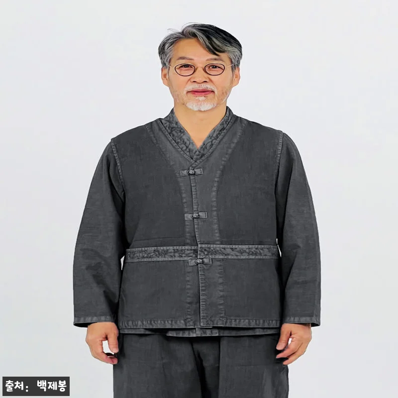 백제봉 생활한복 조끼 세트, 봄가을 관련 이미지 3