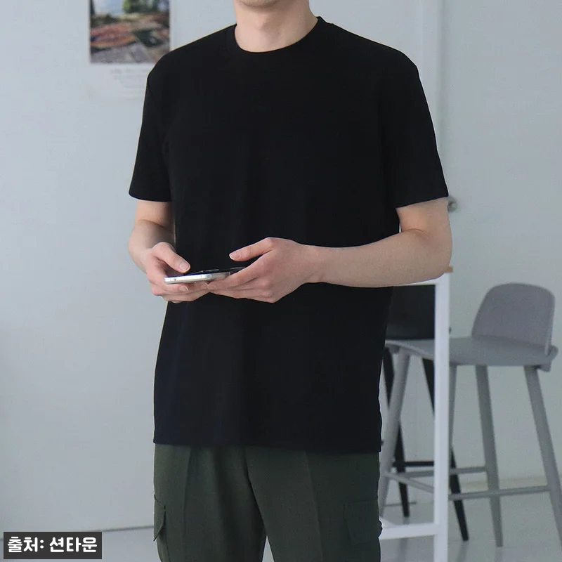 남자반팔티 구김없는 아이스 쿨티 머슬 관련 이미지 3