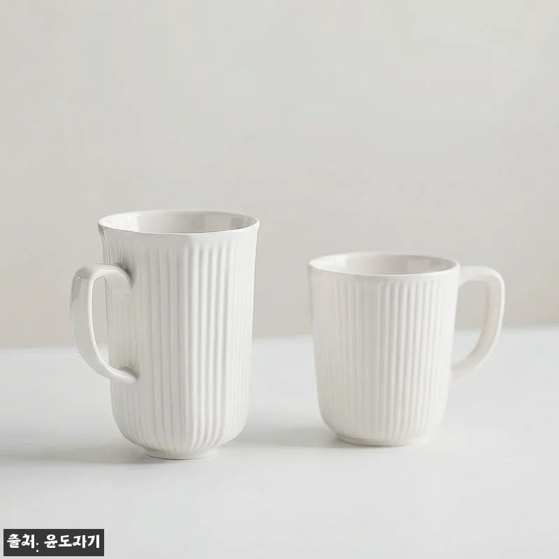 윤도자기 순백 화이트 국산 머그컵 중, 6,900원 무료배송으로 만나는 깔끔한 홈카페 잔 14 윤도자기 순백 화이트 국산 머그컵 중 관련 이미지 3