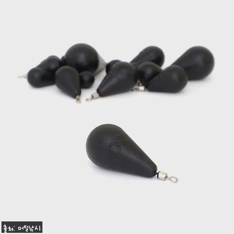 블랙 무광 봉돌 물방울 추 4호, 쭈 관련 이미지 4
