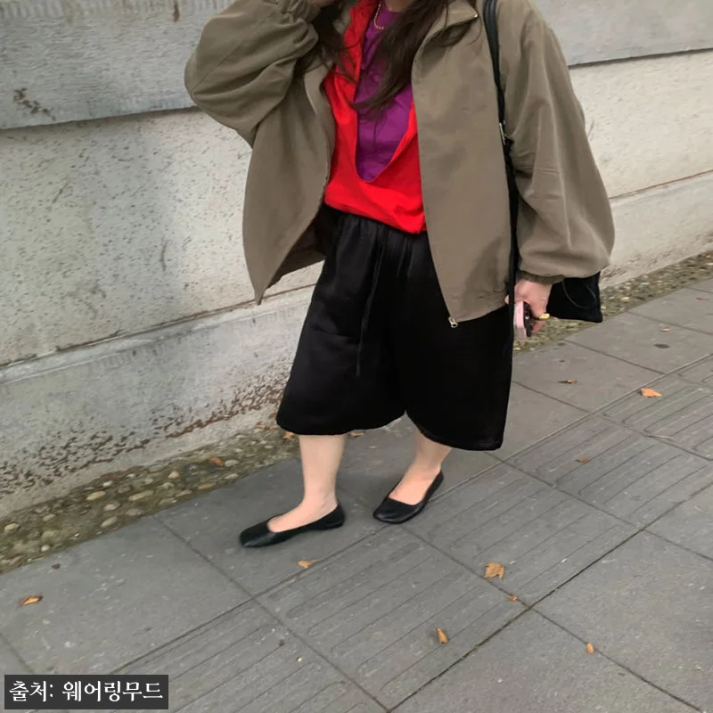 어토프 사틴 하프 팬츠 찐후기 대신 관련 이미지 4