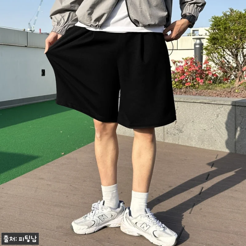 남자 미첼 여름 버뮤다 핀턱 트레이닝 반바지 3컬러, 여름 데일리룩으로 눈여겨볼 이슈템 16 남자 미첼 여름 버뮤다 핀턱 트레이닝 관련 이미지 4