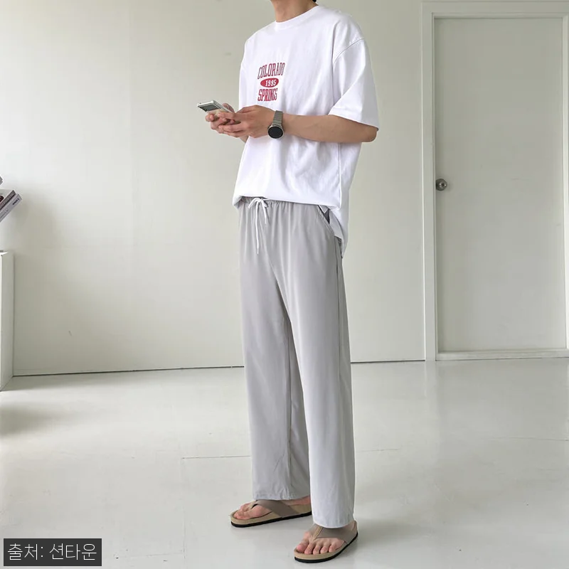 남자 쿨 밴딩 아이스 팬츠, 여름 데 관련 이미지 4
