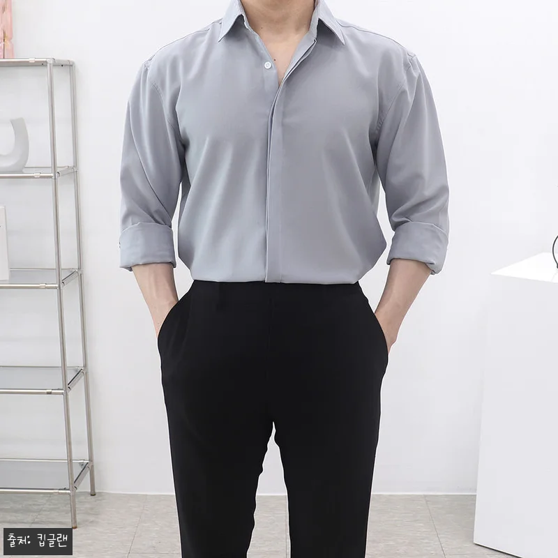 구김없는와이셔츠 검정와이셔츠 남자흰셔츠, 2만원대 무료배송 구매 전 체크 후기 15 구김없는와이셔츠 검정와이셔츠 남자흰셔 관련 이미지 4