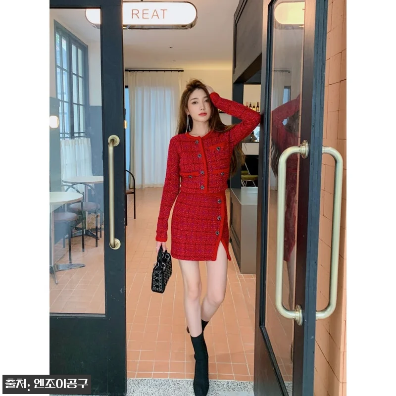 마이데몬 김유정 레드 원피스 도도희 관련 이미지 5