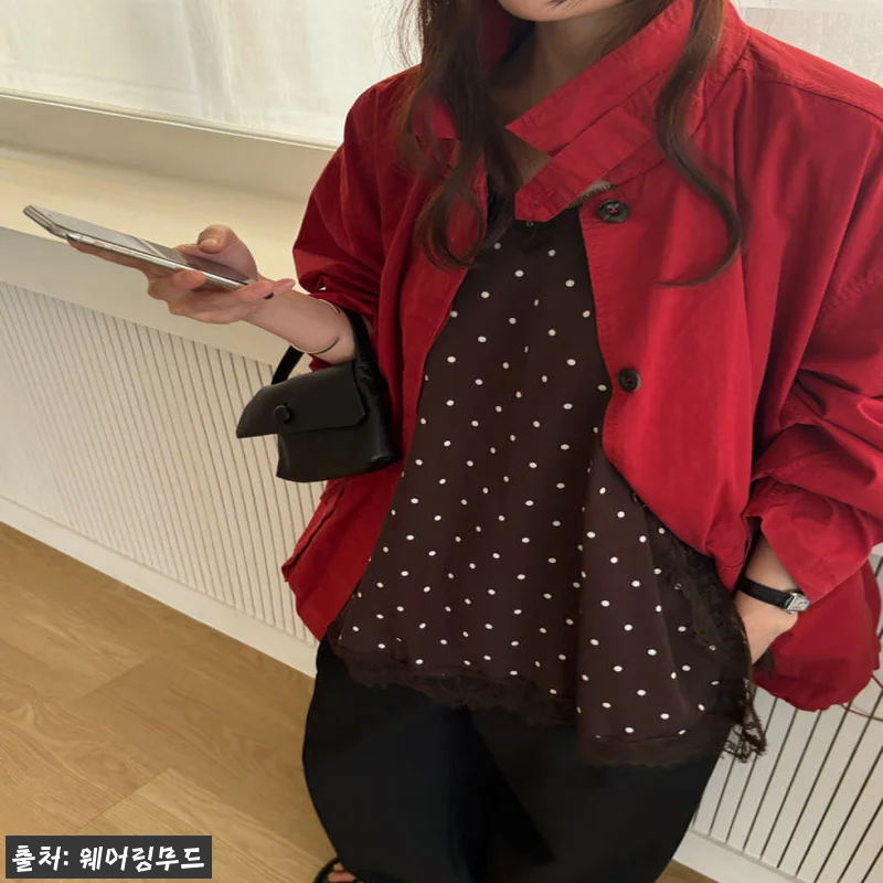 블랙당일 바스켓 폴카 도트 뷔스티에 관련 이미지 5