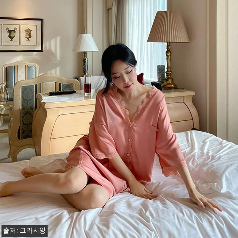 크라시앙 실키 슬립웨어 9,900원 찐가성비 체크, 여리여리 오버핏 잠옷으로 눈길 가는 이유 13 크라시앙 실키 슬립웨어 9,900원 관련 이미지 5