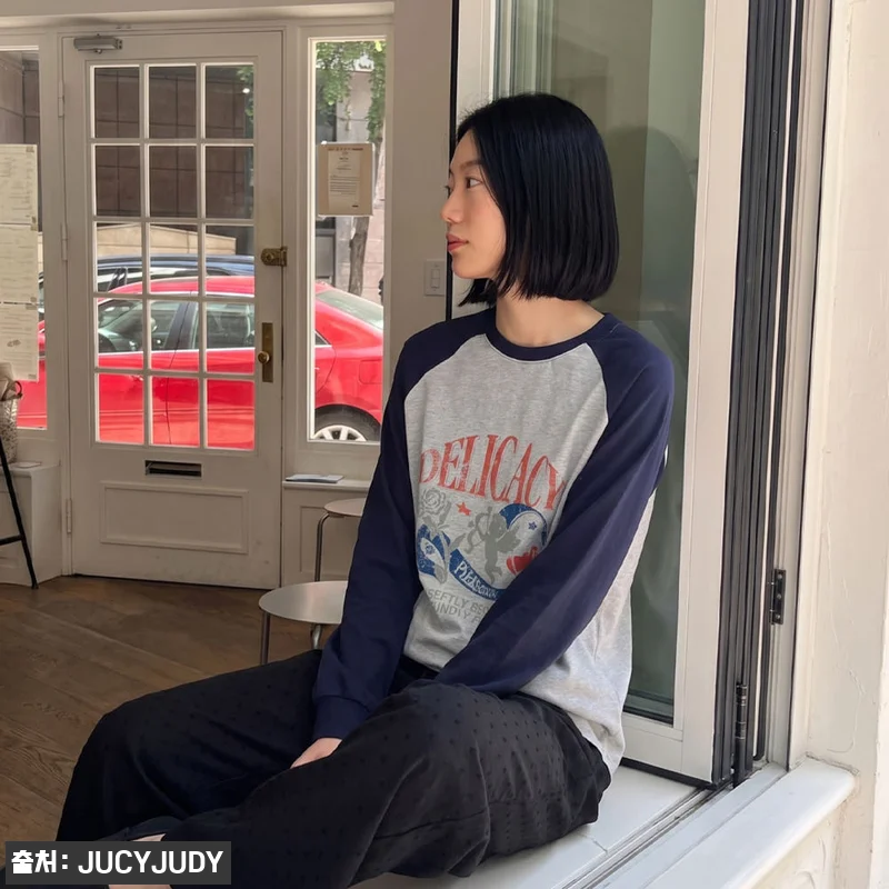쥬시쥬디 래글런프린트티셔츠 J1TS6 관련 이미지 5