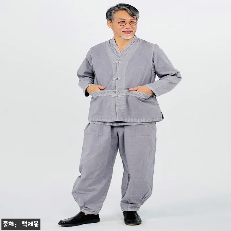 백제봉 생활한복 조끼 세트, 봄가을 관련 이미지 6