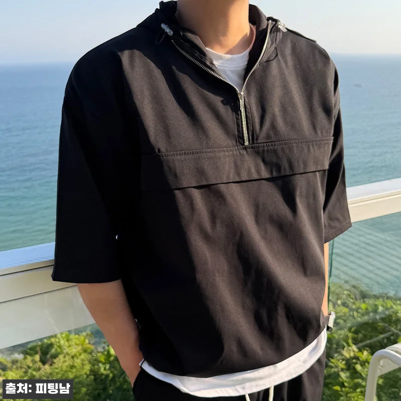 남자 에이로드 여름 반팔 후드 아노락 관련 이미지 6