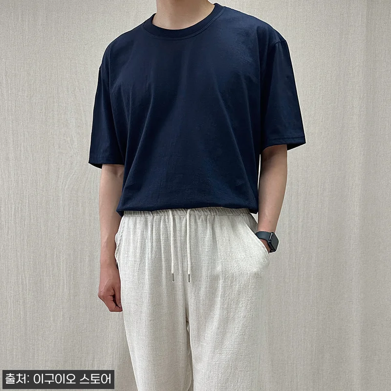 남자 비침없는 부드러운 코마사 오버핏 레이어드 반팔, 17,900원으로 체크한 데일리 이너템 17 남자 비침없는 부드러운 코마사 오버핏 관련 이미지 6