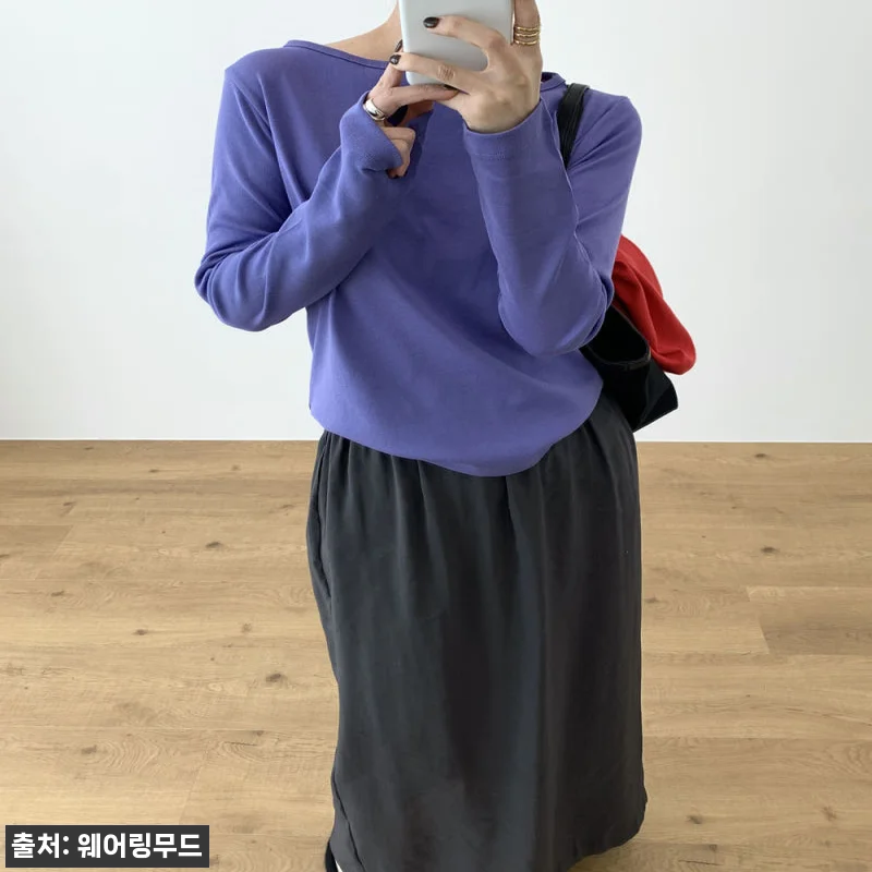 어토프 실켓 보트넥티 4컬러, 베이직 관련 이미지 7