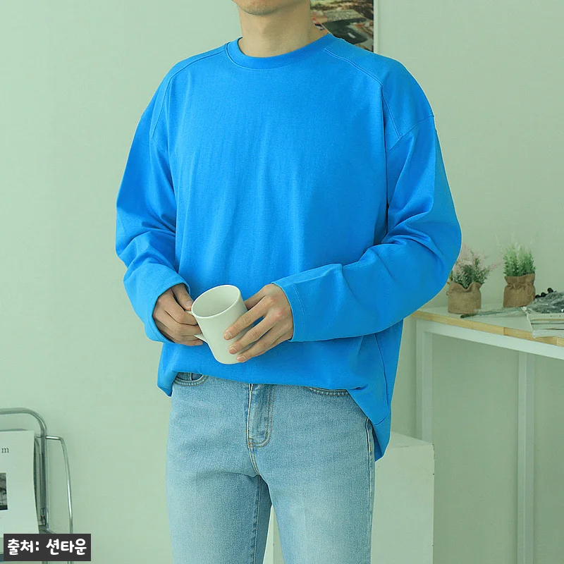 남자긴팔티셔츠 USA코튼 피그먼트 이너 티셔츠, 10가지 컬러로 데일리룩 완성하는 이슈템 18 남자긴팔티셔츠 USA코튼 피그먼트 이 관련 이미지 7