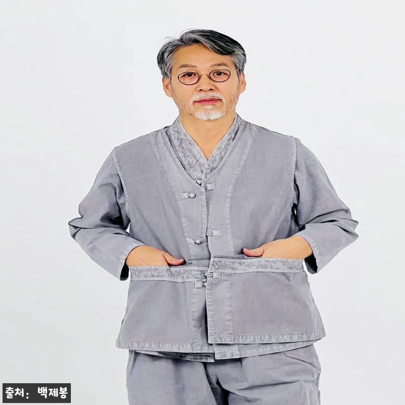 백제봉 생활한복 조끼 세트, 봄가을 관련 이미지 7
