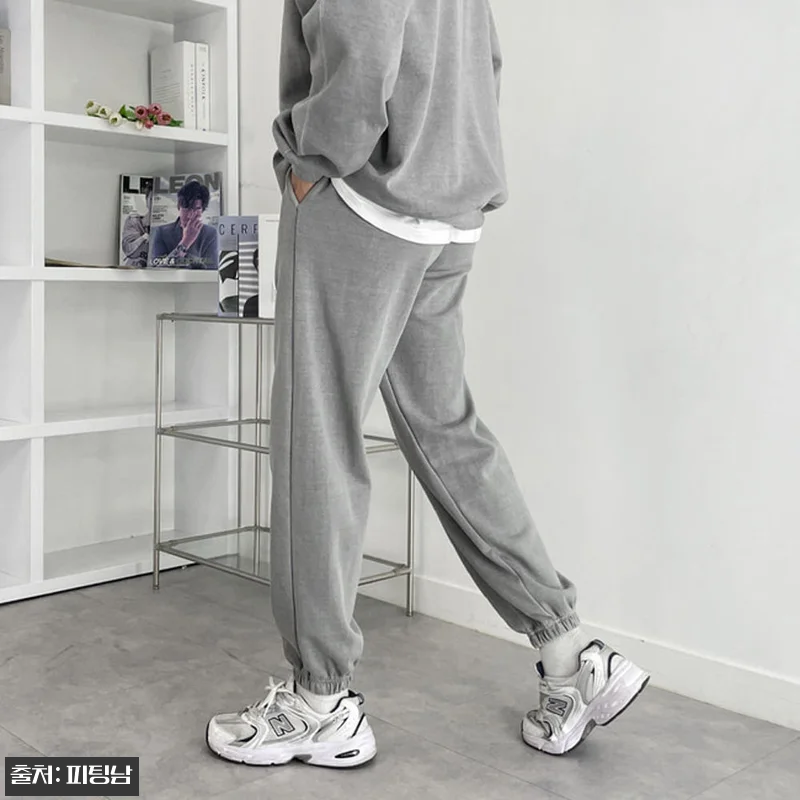 남자 햄튼 피그먼트 면&amp;기모 관련 이미지 7