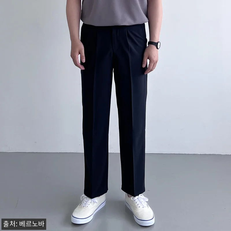 남자 세미와이드 링클프리 슬랙스 찐후 관련 이미지 9