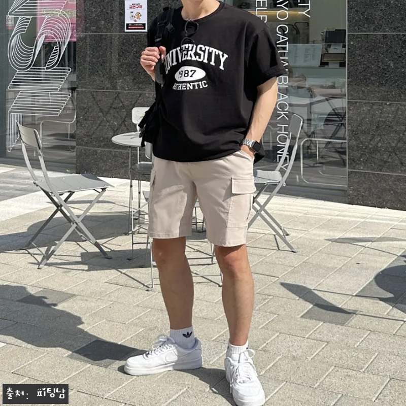1+1 남자 트레이시 5부 스판 밴딩 카고 반바지, 여름 데일리룩으로 눈여겨볼 이슈템 22 1+1 남자 트레이시 5부 스판 밴딩 관련 이미지 10