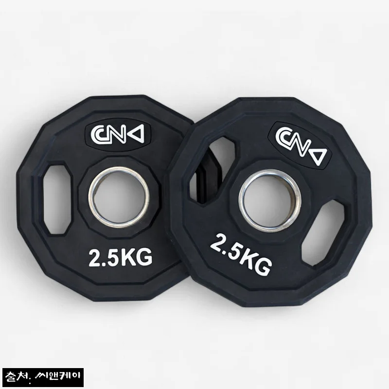 CNK 우레탄 10각 원판 2.5kg 2개, 홈트 중량 추가용으로 체크한 구매 후기