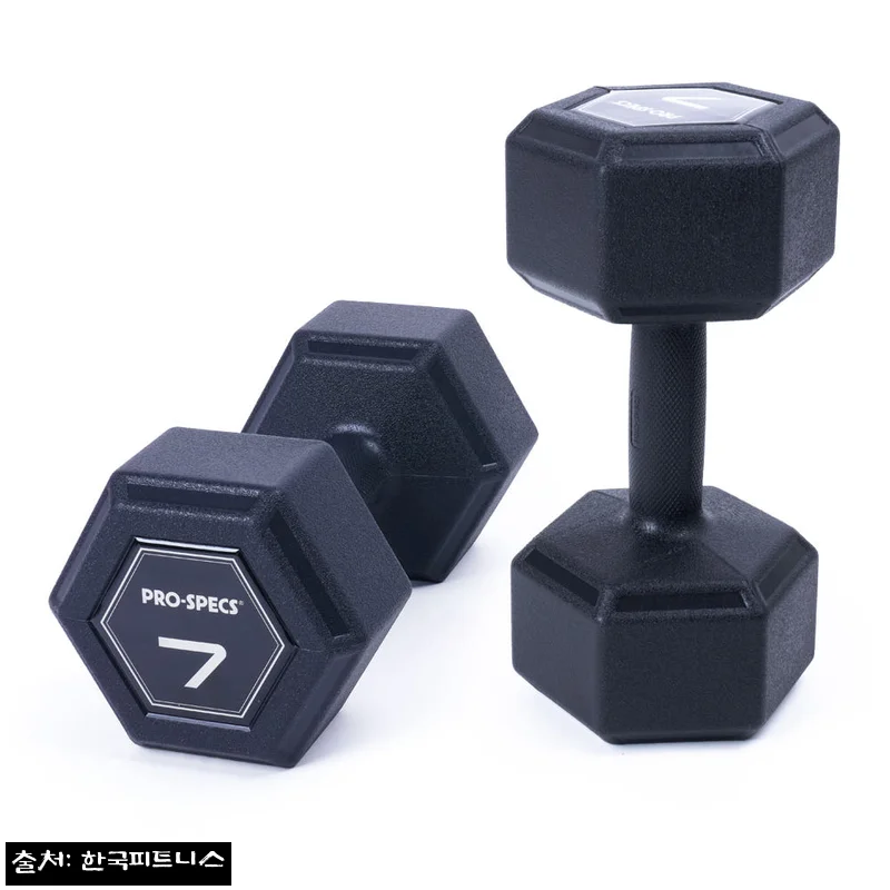 프로스펙스 매트릭스 아령 7kg 2개, 홈트 루틴에 딱 맞는 육각 덤벨 찐후기
