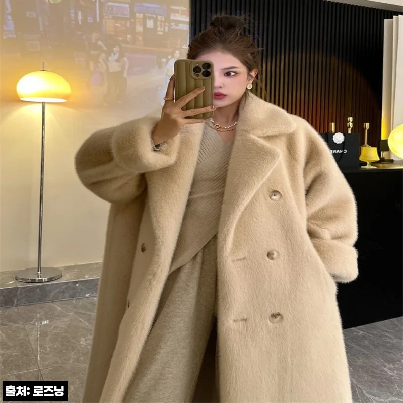 모조밍크 모피 올인원 롱 코트 30% 할인, 겨울 퍼 아우터 찾을 때 확인할 점