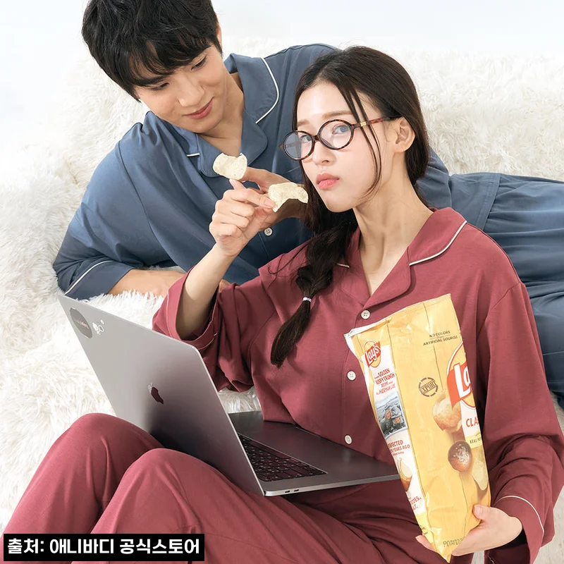애니바디 코튼모달 솔리드 9부 공용 파자마세트, 깔끔한 홈웨어 찾을 때 눈여겨볼 이슈템