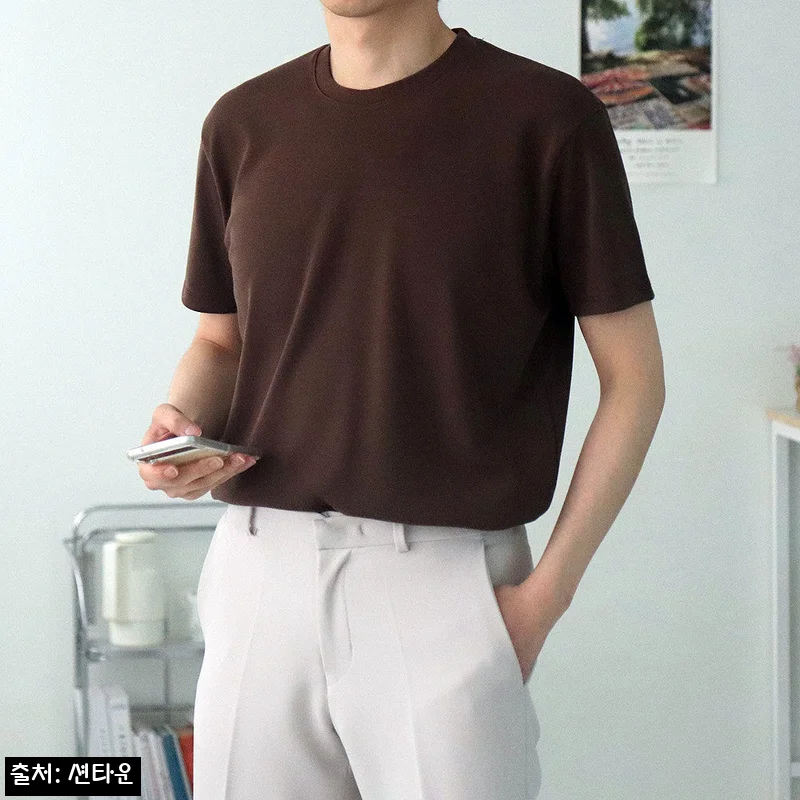 남자반팔티 구김없는 이너 머슬핏 반팔, 데일리 기본템으로 눈여겨본 이유