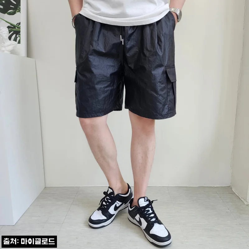 남자버뮤다바지 코팅 카고 하프팬츠, 50% 할인에 무료배송까지 챙기는 여름 이슈템